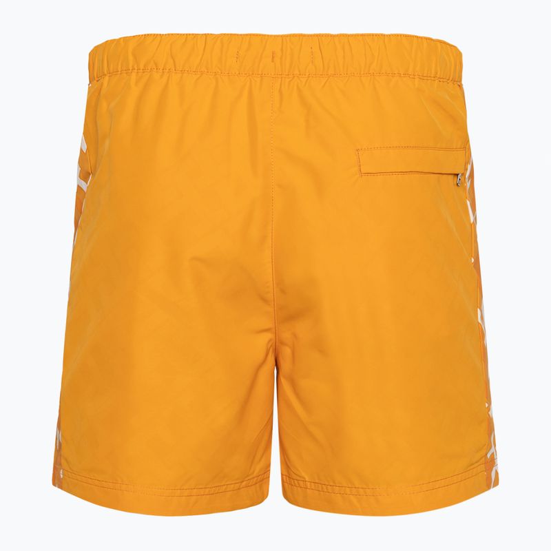 Tommy Hilfiger Herren Badeshorts SF Medium Drawstring Print reaktive Monogramm reichen Ocker 2