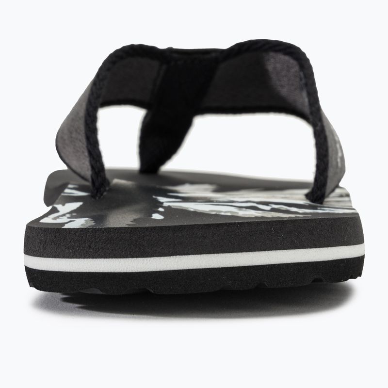 Tommy Hilfiger Palm Print Beach Sandale für Männer, dunkle Asche Flip Flops 6