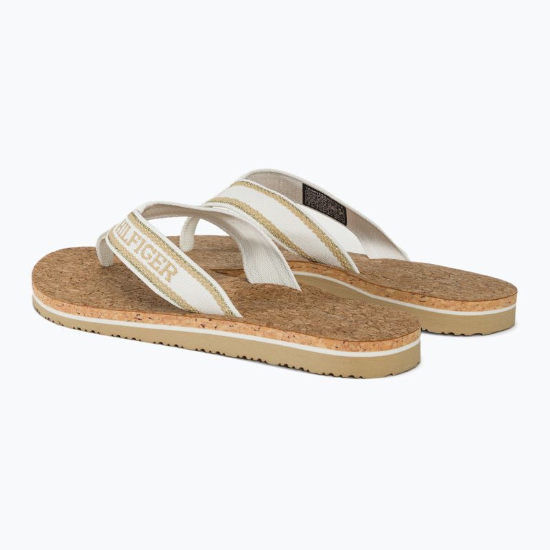 Tommy Hilfiger Damen Kork Strand Sandale Ernte Weizen Pantoletten