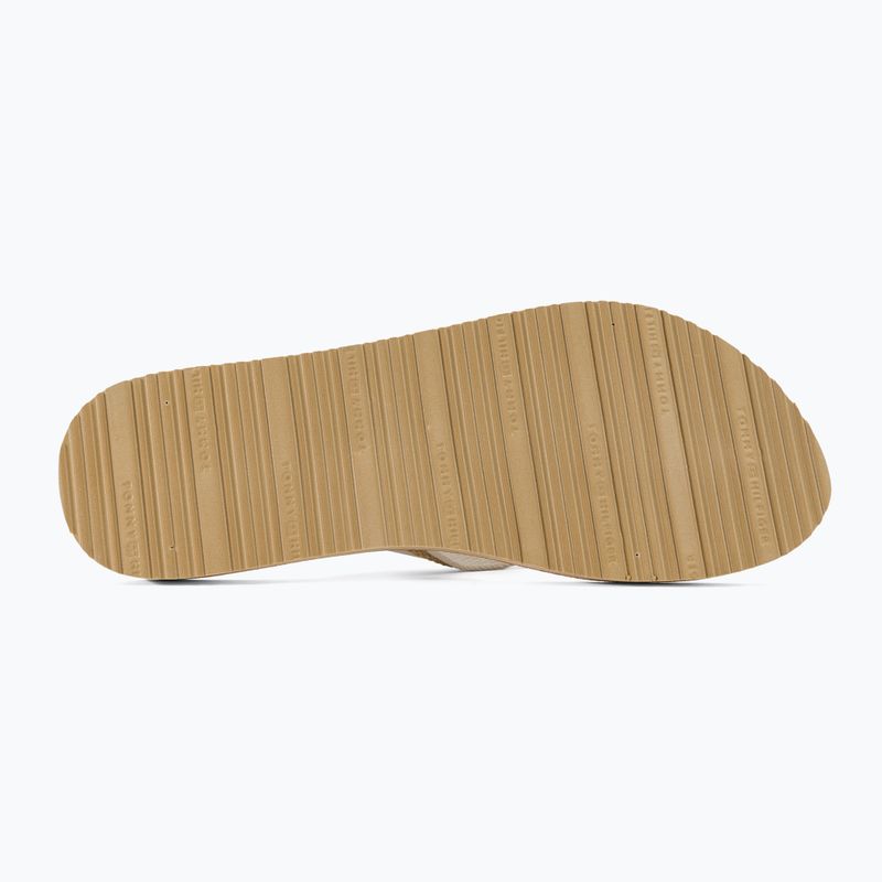 Tommy Hilfiger Damen Kork Strand Sandale Ernte Weizen Pantoletten