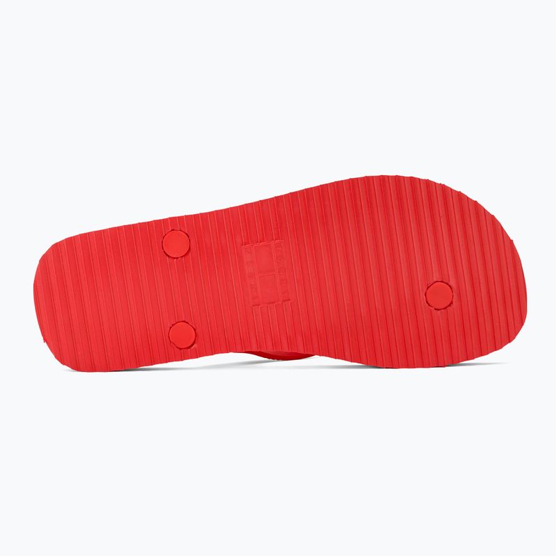 Tommy Jeans Beach Flip Flop für Männer tief purpurrot 5