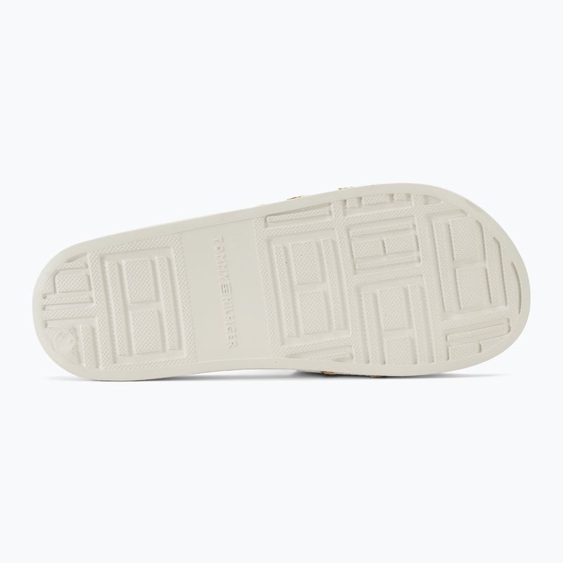 Tommy Hilfiger Damen Pantoletten Poolslide mit Gurtband ecru 5