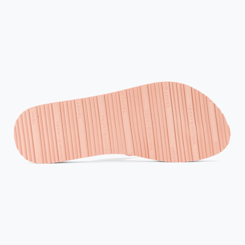 Tommy Hilfiger Damen Webbing Pool Slide 0LA ecru/whimsical rosa Pantoletten