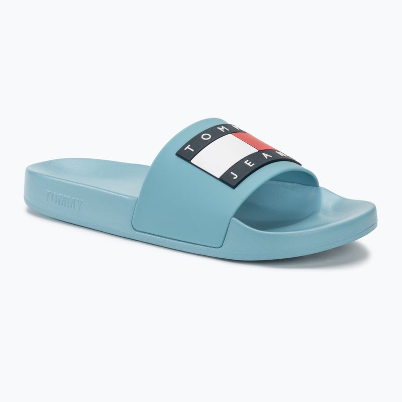 Tommy Jeans Pool Slide Ess skyscrape blau Herren Flip-Flops