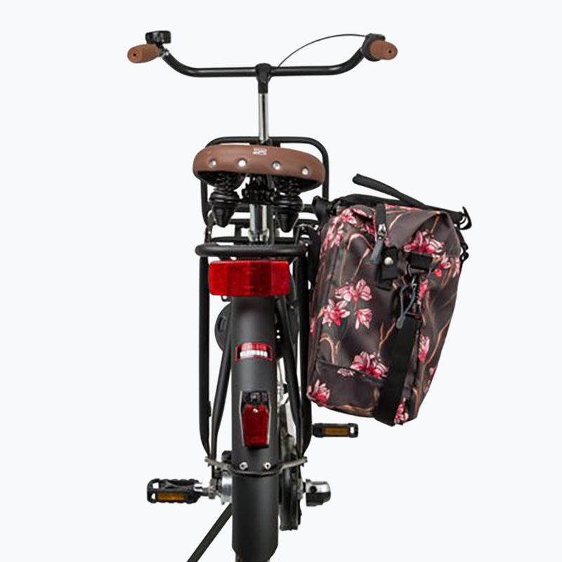 FastRider Nyla Shopper Single Bike Bag Trend Click'nGo 20 l Fahrradtasche flourish 10