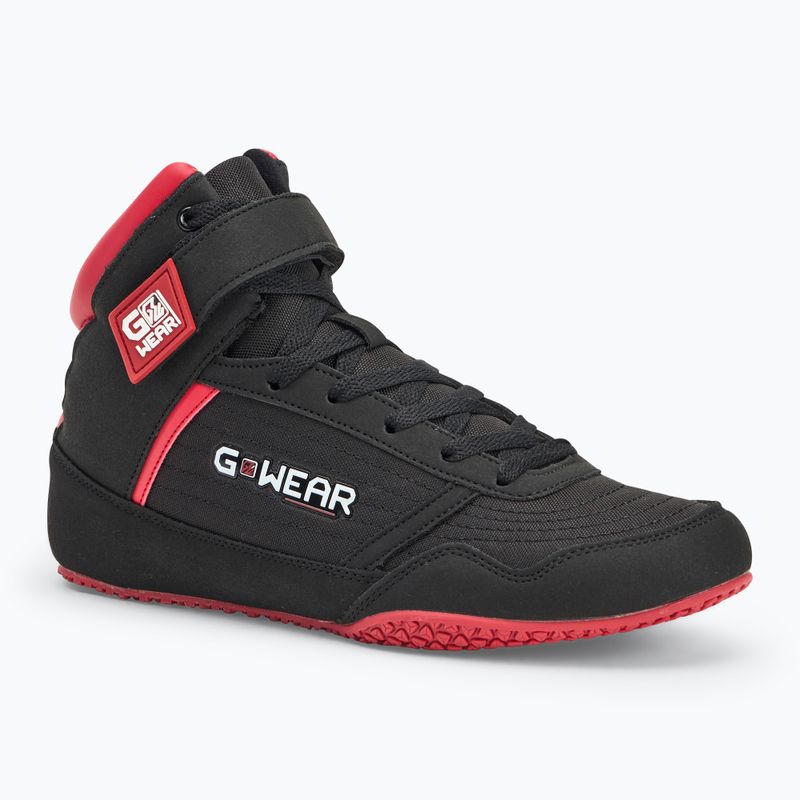 Training Sportschuhe Herren Gorilla Wear Classic High Tops black/red