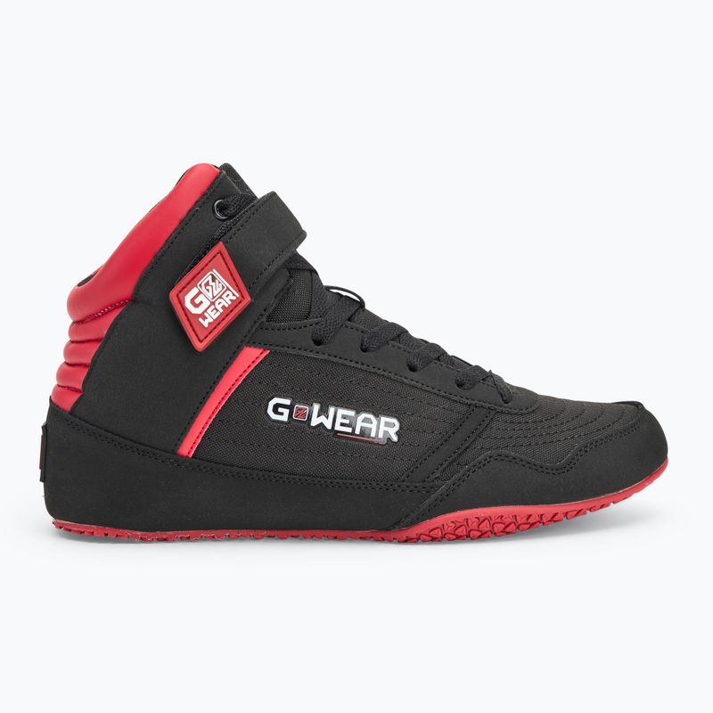 Training Sportschuhe Herren Gorilla Wear Classic High Tops black/red 2