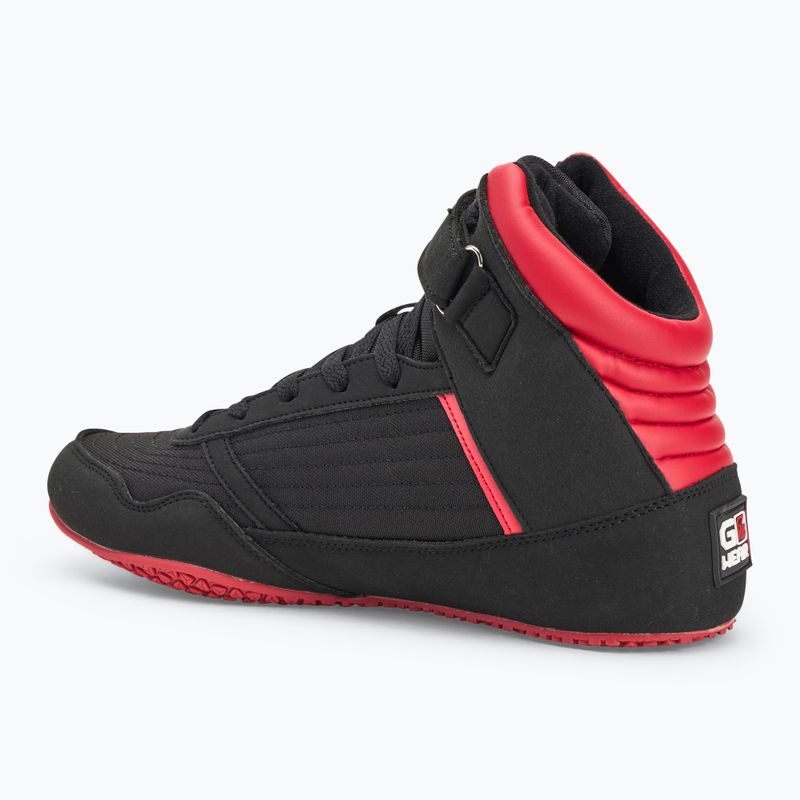 Training Sportschuhe Herren Gorilla Wear Classic High Tops black/red 3