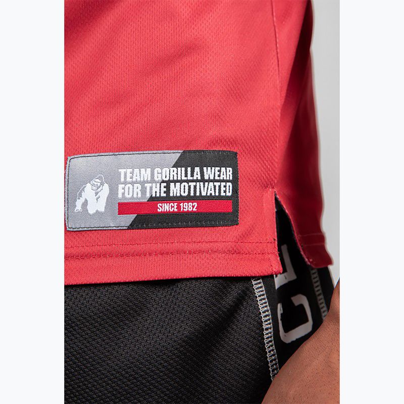 Trainings Tank Top Herren Gorilla Wear Keene red/black 6