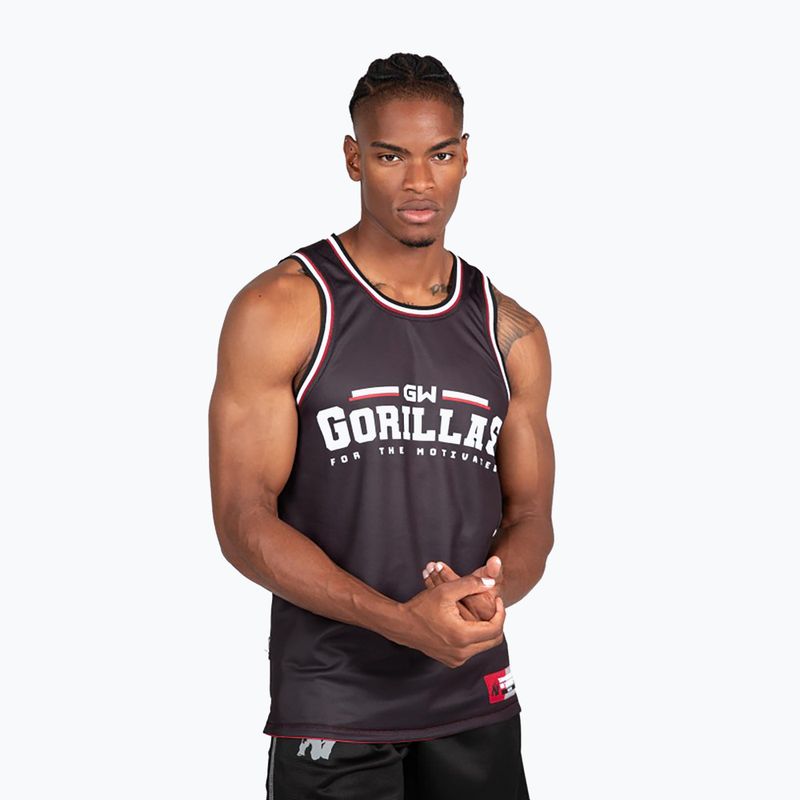 Trainings Tank Top Herren Gorilla Wear Keene red/black 7