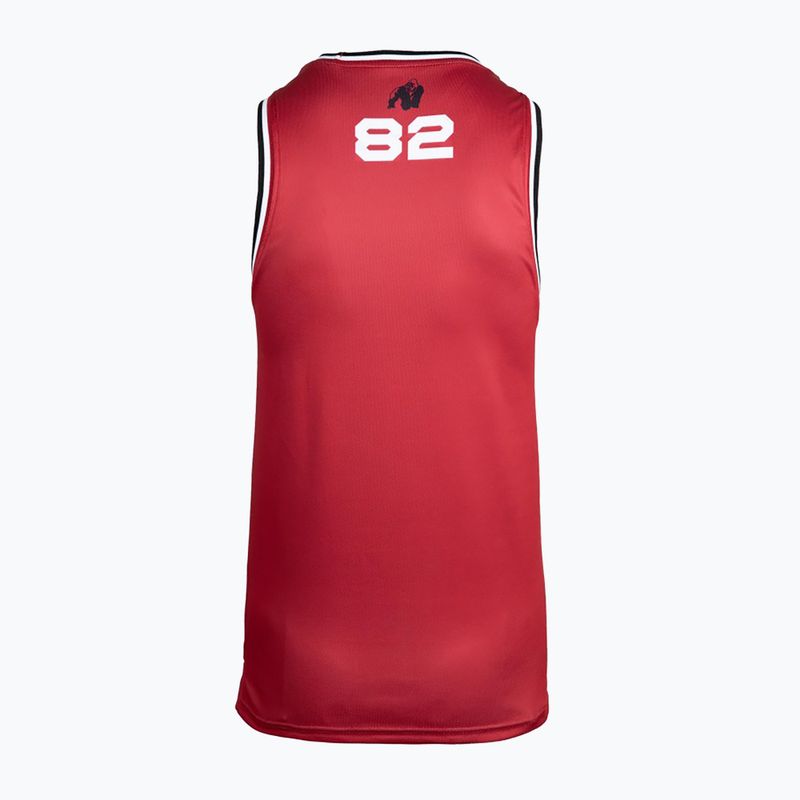 Trainings Tank Top Herren Gorilla Wear Keene red/black 13