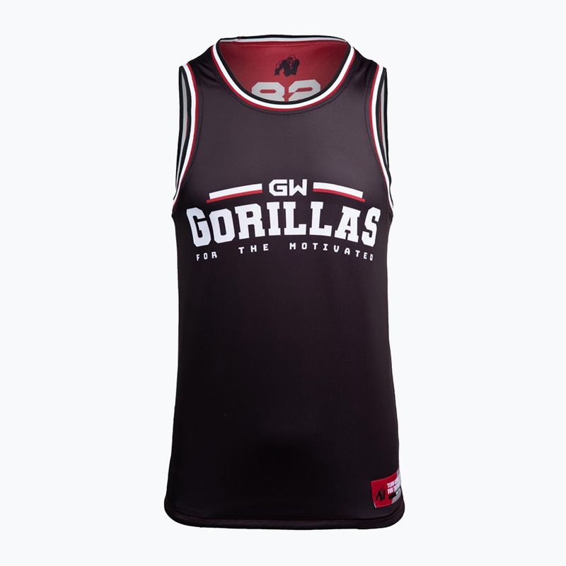 Gorilla Wear Keene rot/schwarz Herren Training Tank Top 14