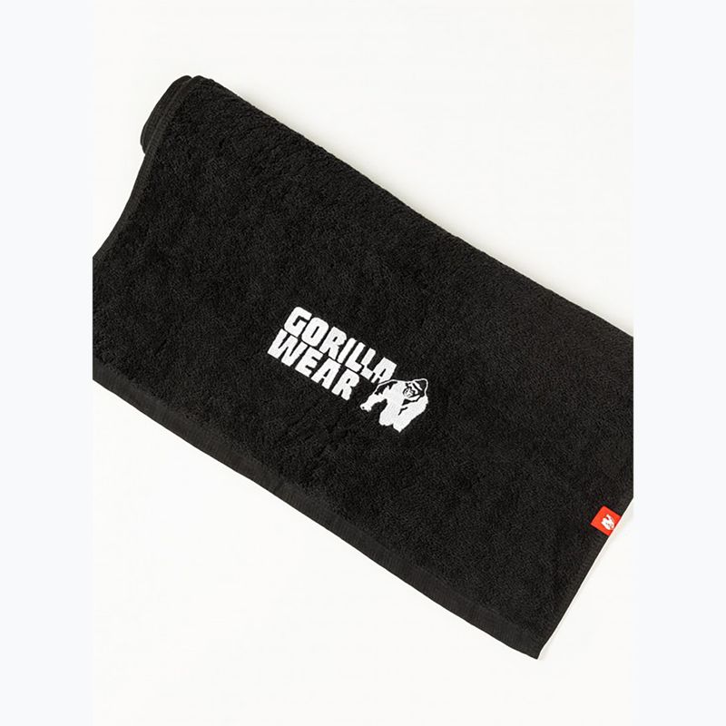 Handtuch Gorilla Wear Zip Pocket Gym black 3