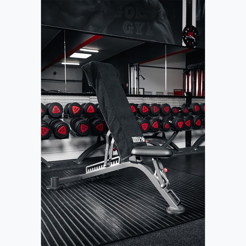 Handtuch Gorilla Wear Zip Pocket Gym black 7