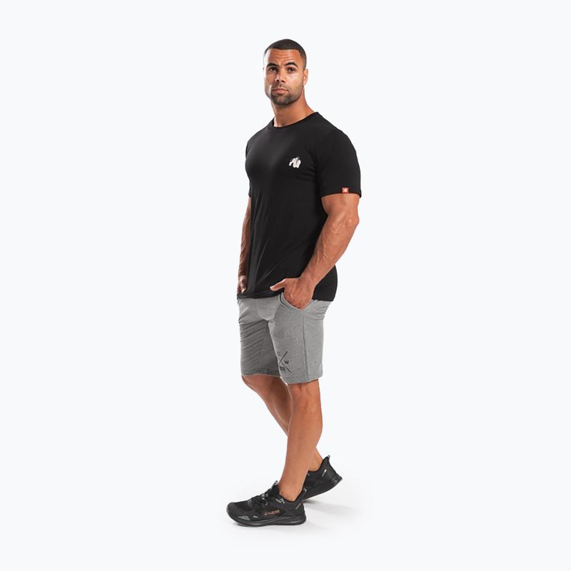 Herren Trainings-T-Shirt Gorilla Wear Warren schwarz 2