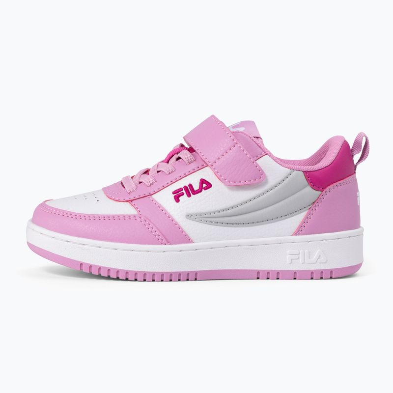 Schuhe Kinder FILA Rega Nf Velcro white/moonlite mauve