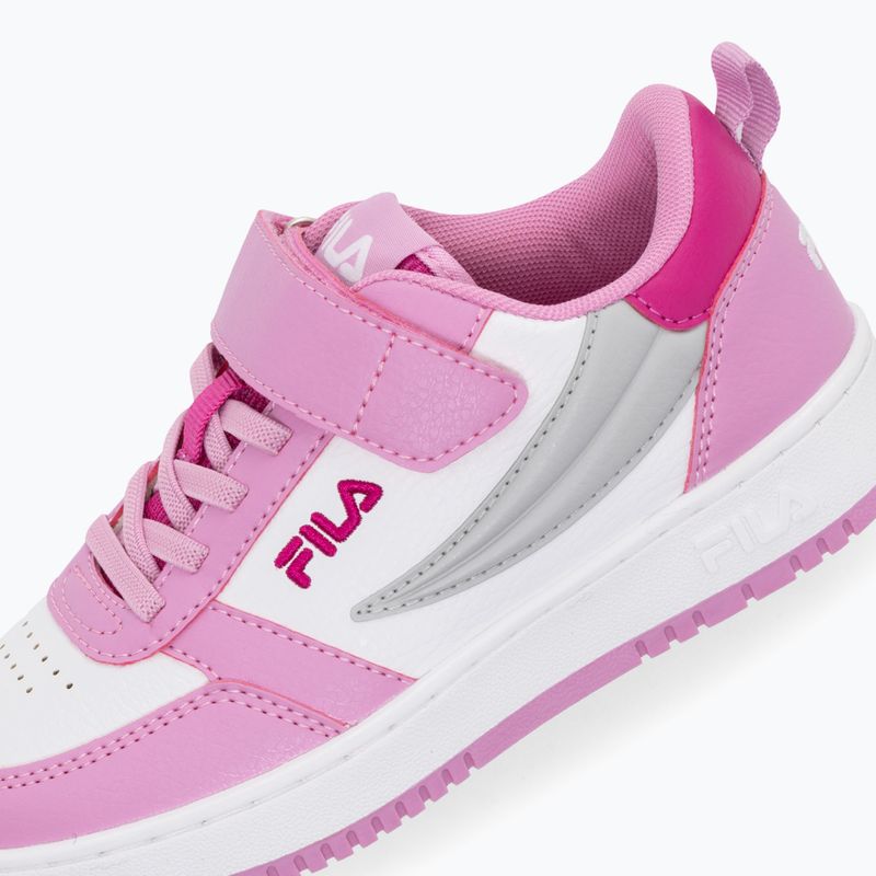 Schuhe Kinder FILA Rega Nf Velcro white/moonlite mauve 4