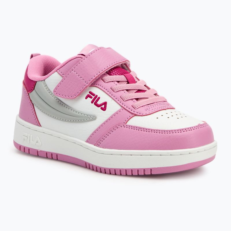 Schuhe Kinder FILA Rega Nf Velcro white/moonlite mauve