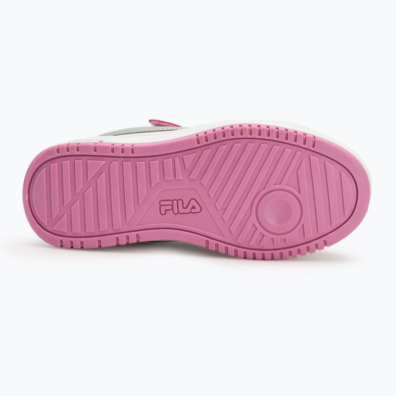 Schuhe Kinder FILA Rega Nf Velcro white/moonlite mauve