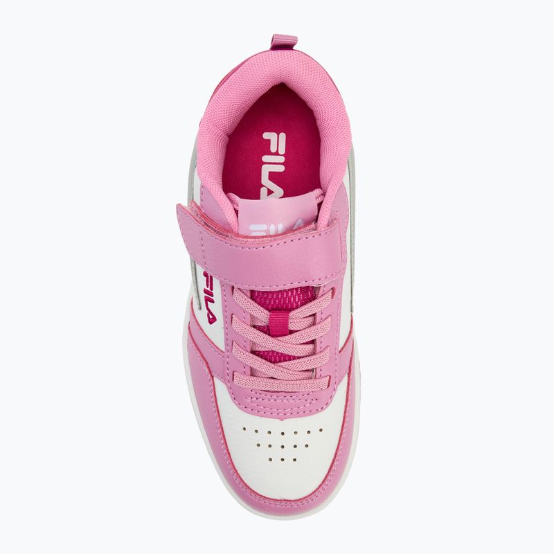 Schuhe Kinder FILA Rega Nf Velcro white/moonlite mauve