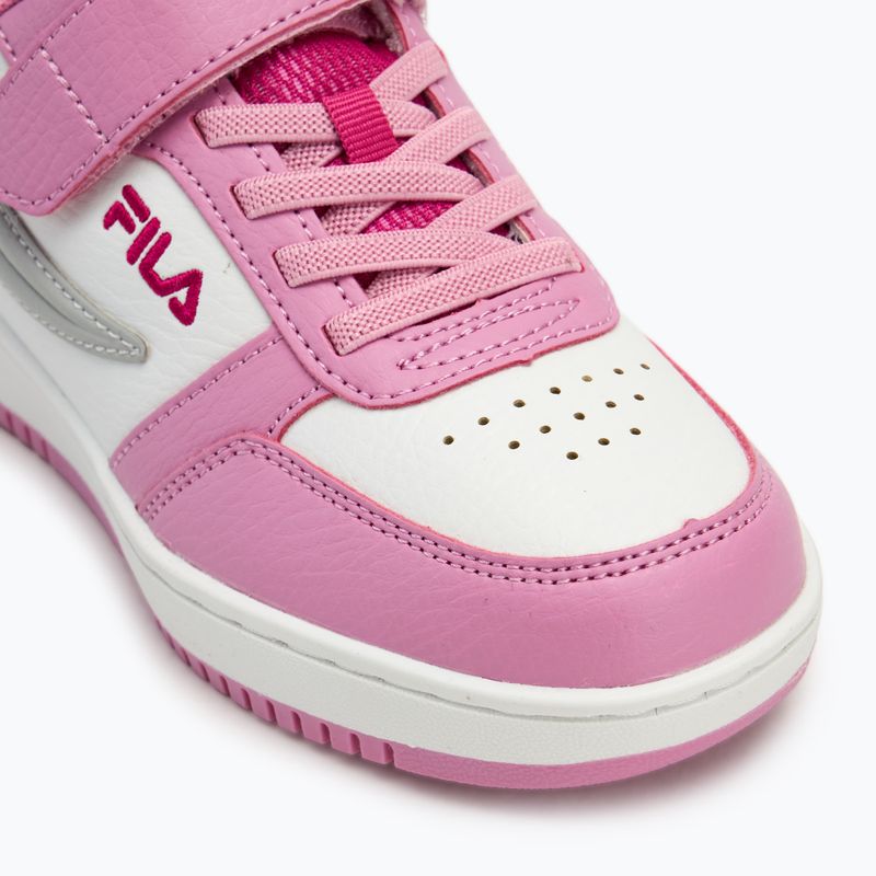 Schuhe Kinder FILA Rega Nf Velcro white/moonlite mauve