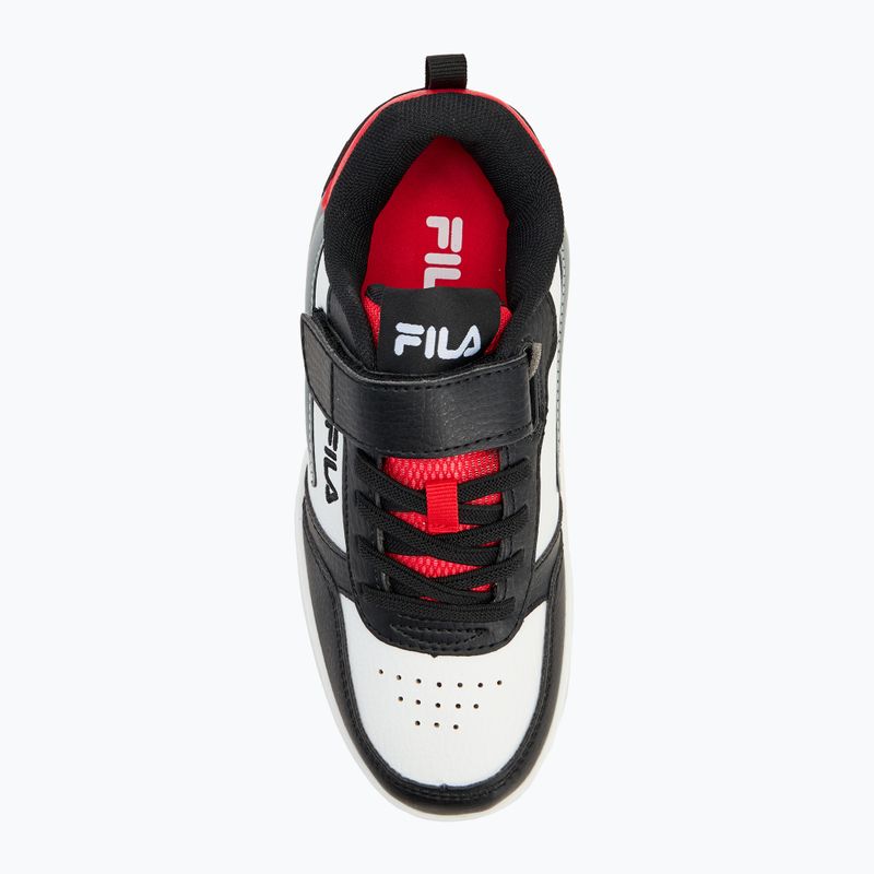 Schuhe Kinder FILA Rega Nf Velcro white/black/fila red