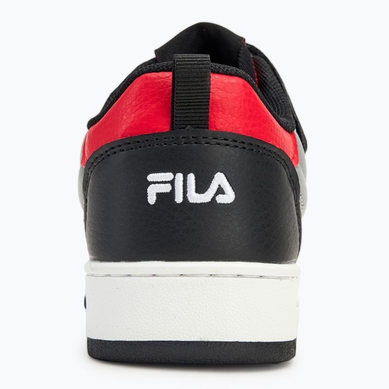 Schuhe Kinder FILA Rega Nf Velcro white/black/fila red