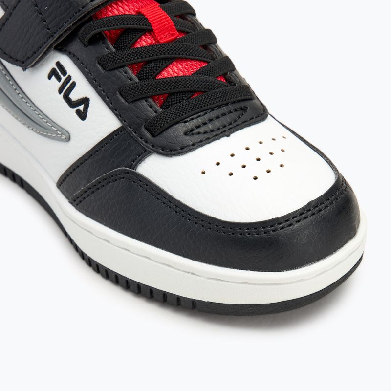 Schuhe Kinder FILA Rega Nf Velcro white/black/fila red