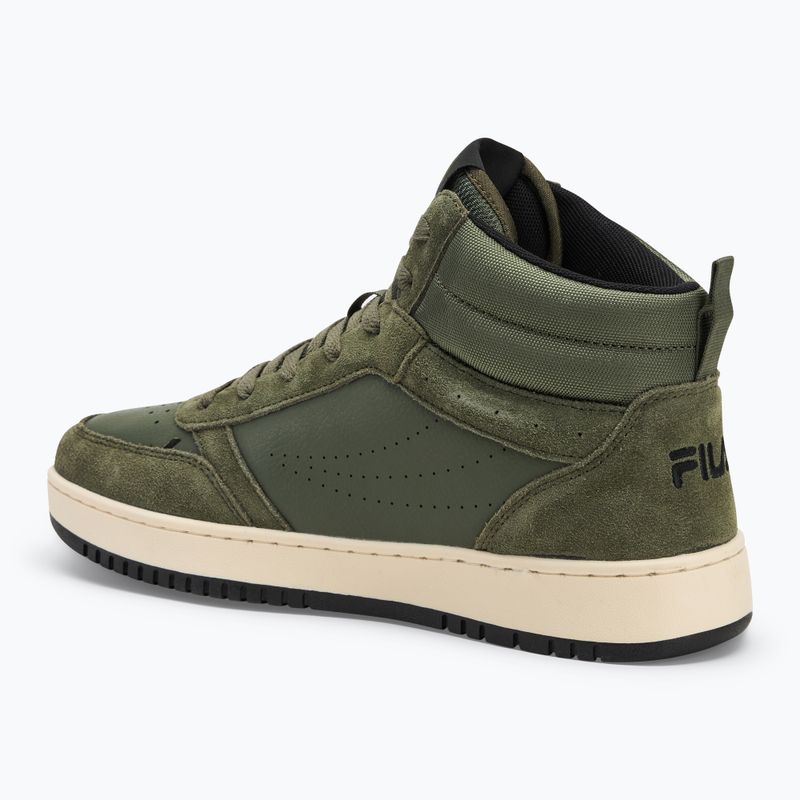 Schuhe Herren FILA Rega S Mid olive night 3