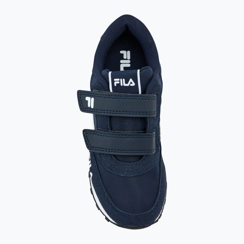 Schuhe Kinder FILA Orbit Revolution Velcro fila navy 5