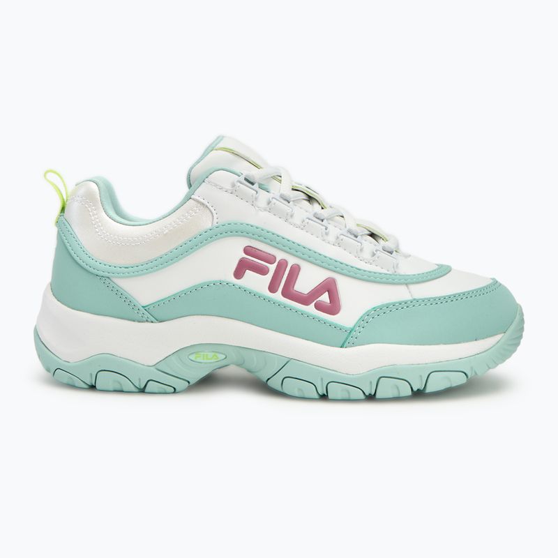 Schuhe Damen FILA Strada Logo white/harbor gray 2