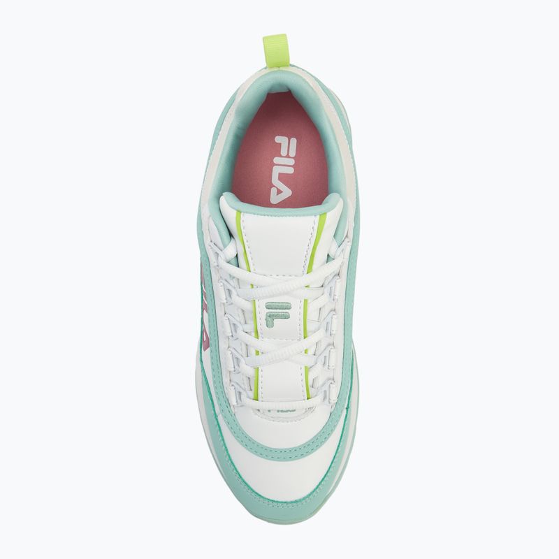 Schuhe Damen FILA Strada Logo white/harbor gray 5