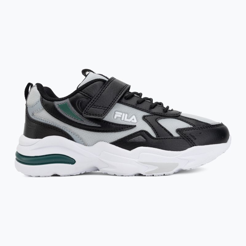 Kinderschuhe FILA Madrun Velcro black/posy green 2