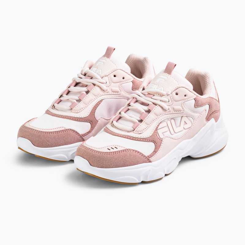 FILA Collene Logo Schuhe in blassem Mauve/Weiß 9