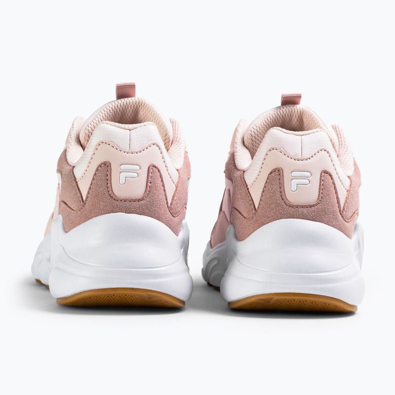 FILA Collene Logo Schuhe in blassem Mauve/Weiß 10