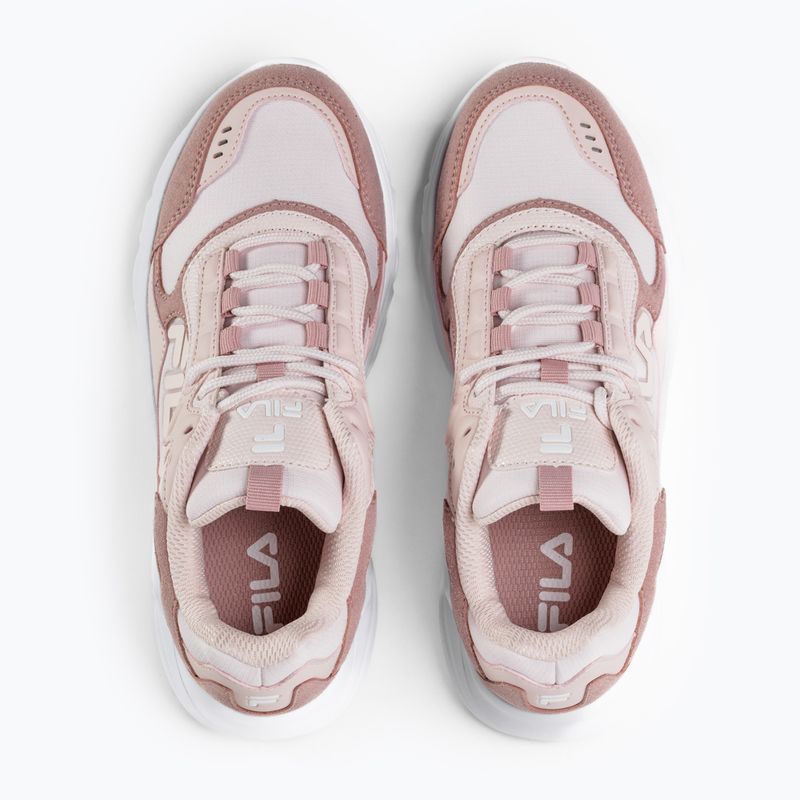 FILA Collene Logo Schuhe in blassem Mauve/Weiß 12