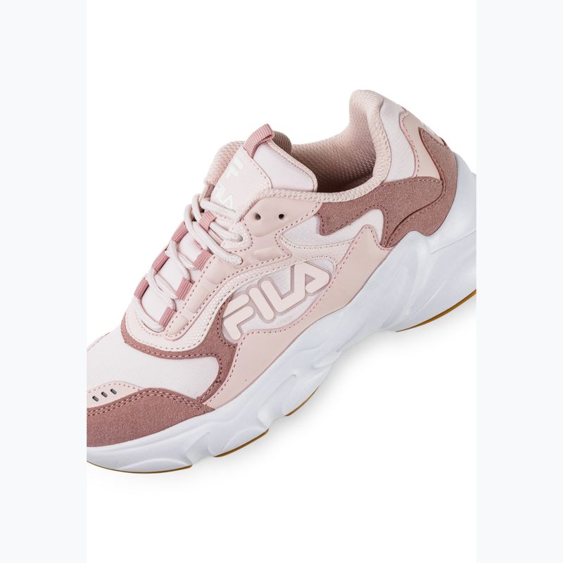 FILA Collene Logo Schuhe in blassem Mauve/Weiß 13