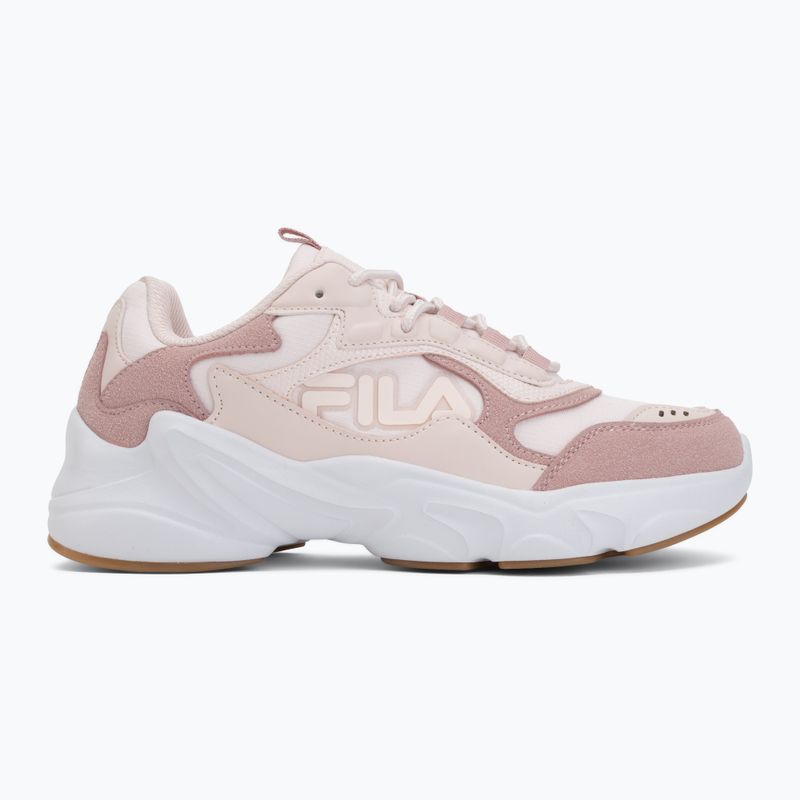 FILA Collene Logo Schuhe in blassem Mauve/Weiß 2
