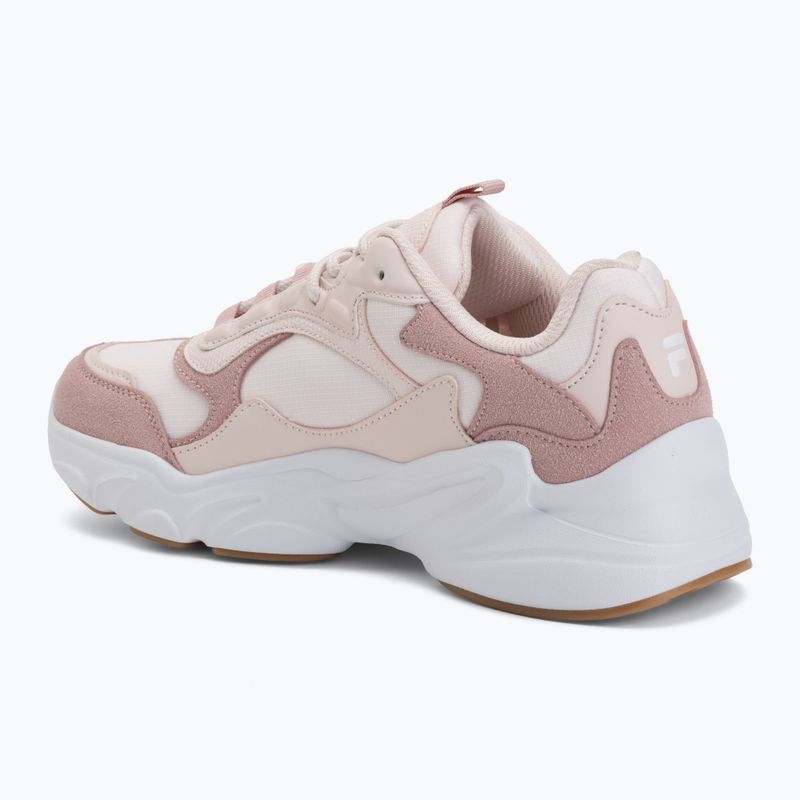 FILA Collene Logo Schuhe in blassem Mauve/Weiß 3