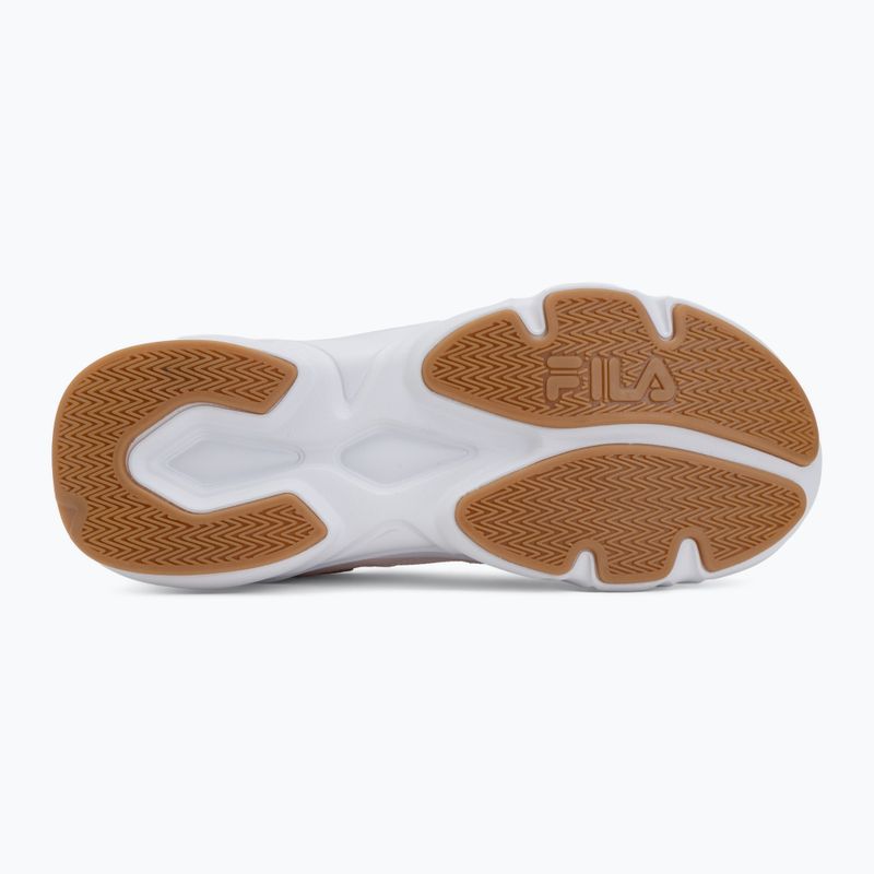 FILA Collene Logo Schuhe in blassem Mauve/Weiß 4