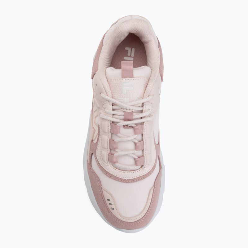 FILA Collene Logo Schuhe in blassem Mauve/Weiß 5