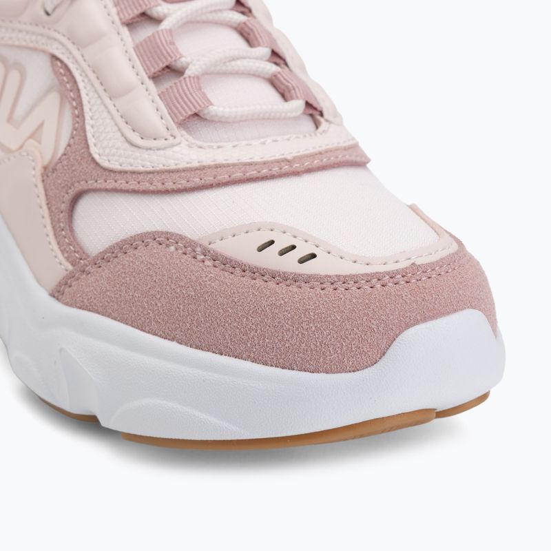 FILA Collene Logo Schuhe in blassem Mauve/Weiß 7