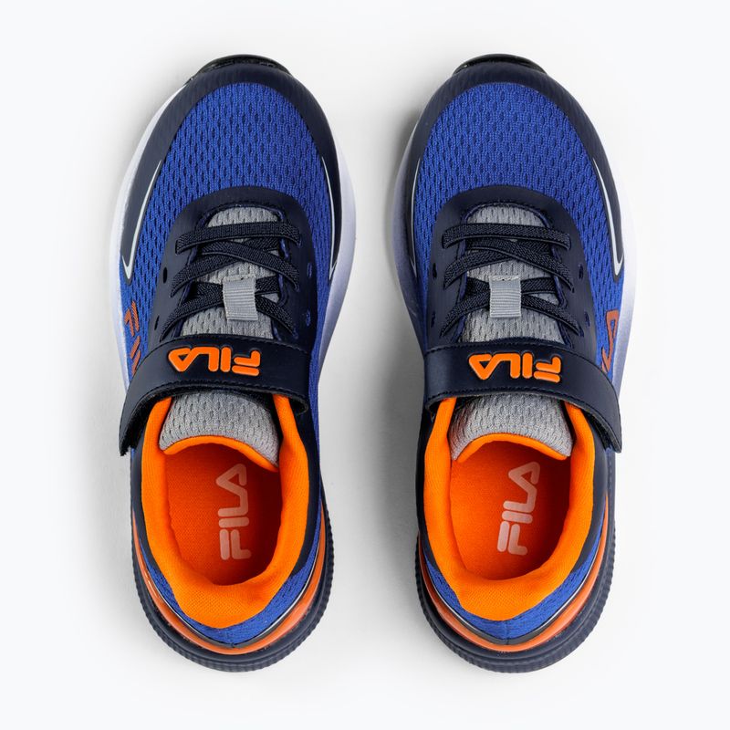 Kinder Sneaker FILA Crusher V surf the web/scarlet ibis 5
