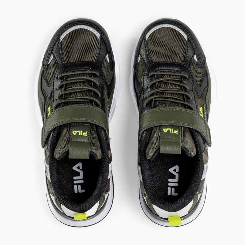 Kinderschuhe FILA Madrun Velcro olive night 5