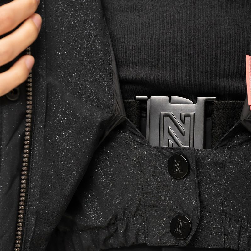 Damen-Skijacke Nikkie Numa Glitter black 3