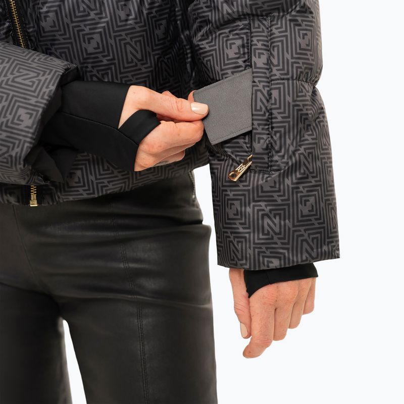 Damen-Skijacke Nikkie Newport Logo black 3