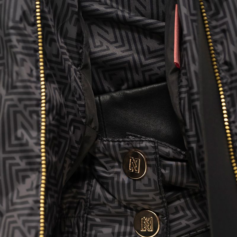 Damen-Skijacke Nikkie Newport Logo black 4