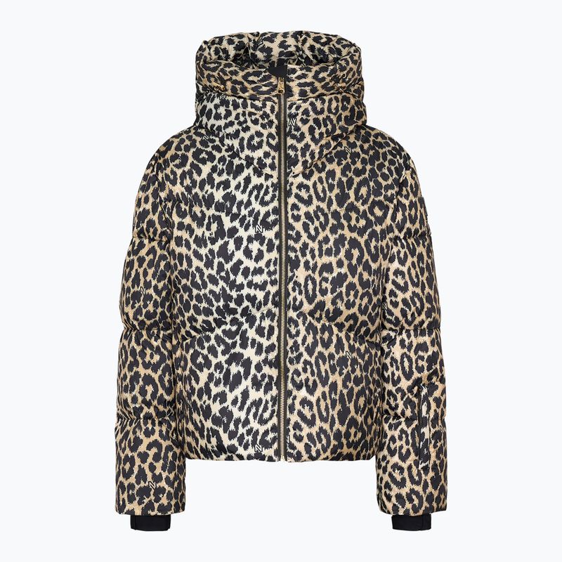 Damen-Skijacke Nikkie Newport Leopard hummus 6
