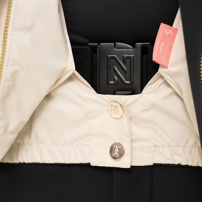 Damen-Skijacke Nikkie Numa Glitter cream 5