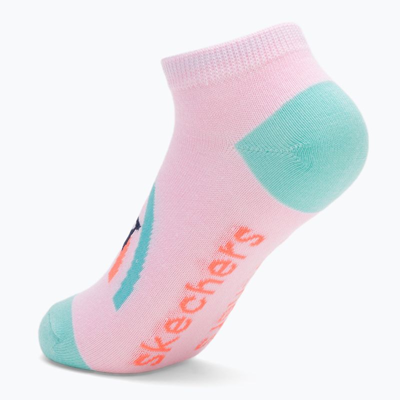 Kindersocken SKECHERS Non Terry Low Cut 6 Paar coral 8